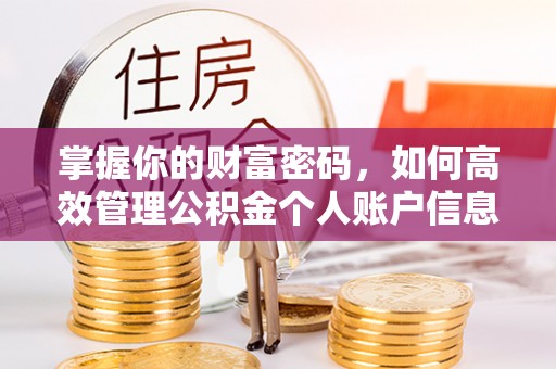 银川掌握你的财富密码，如何高效管理公积金个人账户信息